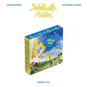 SEVENTEEN 11th Mini Album [SEVENTEENTH HEAVEN] CARAT Ver CD+Binder+Lyrics+P.Card